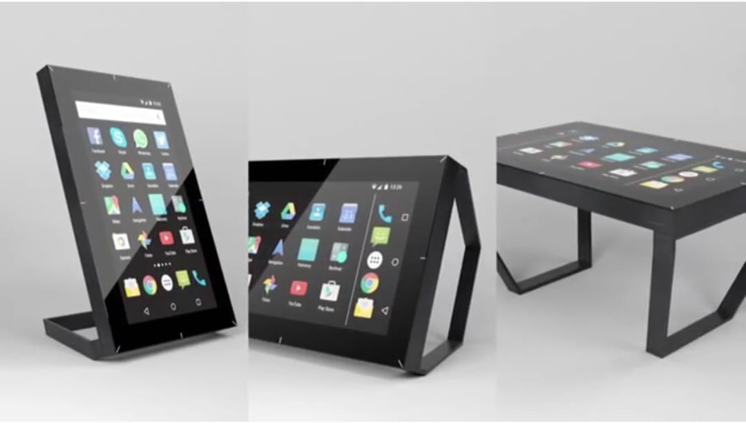 Three versatile viewing modes: Portrait, Landscape, and Table Mode